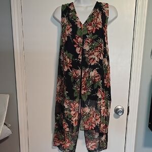 Adele & May Scarf Top Sz XL NWT